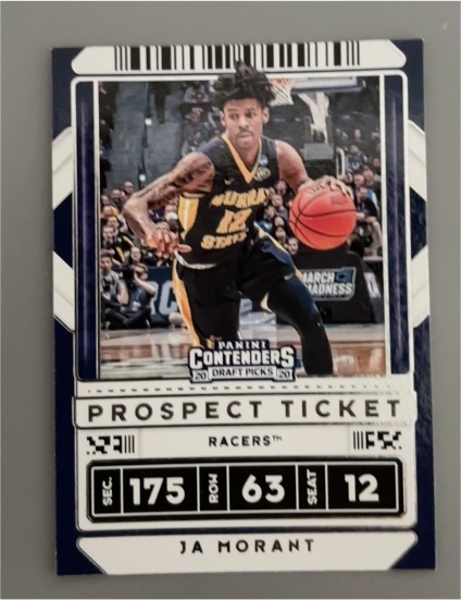 2020 Panini Contenders Draft Picks #44 Ja Morant — front