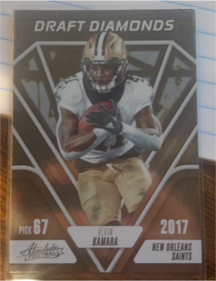 2023 Panini Absolute Draft Diamonds #DD-6 Alvin Kamara — front