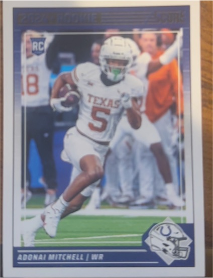 2024 Score #340 Adonai Mitchell — front