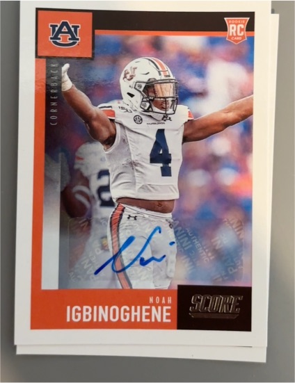 2020 Panini Score #335 Noah Igbinoghene — front