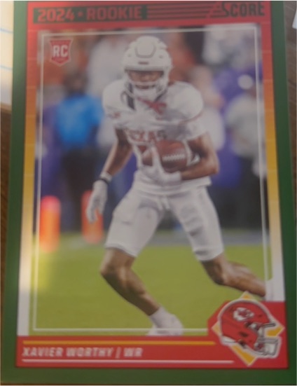 2024 Panini Score #324 Xavier Worthy — front