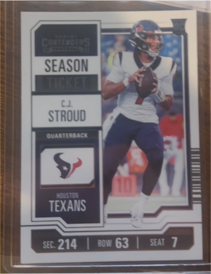 2023 Panini Contenders #40 C.J. Stroud Rookie Houston Texans — front