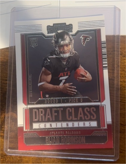 2023 Panini Contenders Draft Class Contenders #2 Bijan Robinson — front