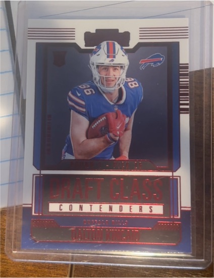 2023 Panini Contenders #7 Dalton Kincaid Draft Class Contenders — front