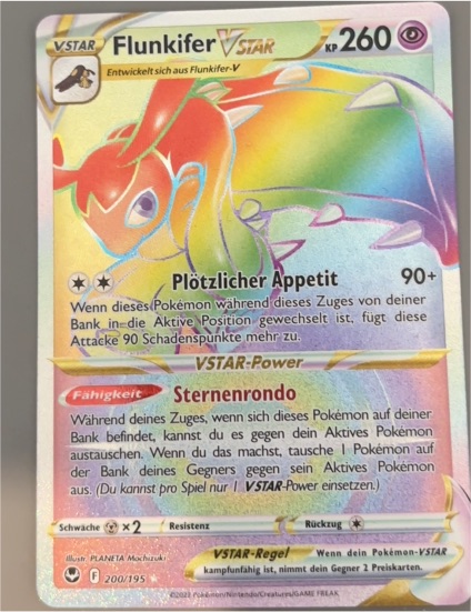 2022 Pokémon Silver Tempest #200 Flunkifer VSTAR — front
