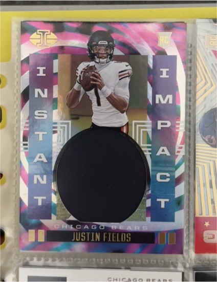2021 Panini Illusions Instant Impact #II-JF Justin Fields — front