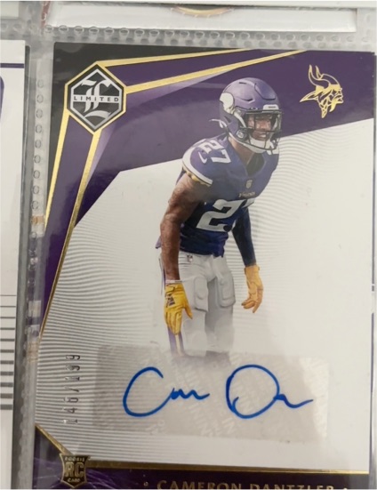 2020 Panini Limited #195 Cameron Dantzler — front