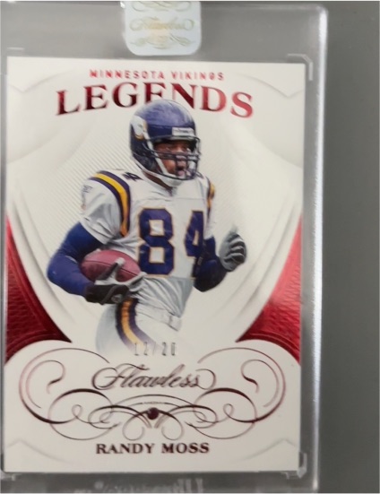 2019 Panini Flawless Legends Ruby #84 Randy Moss — front