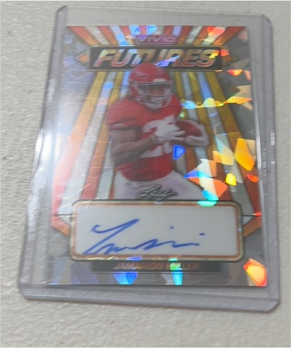 2024 Leaf Vivid Futures #VF-TH1 Travis Hunter — front