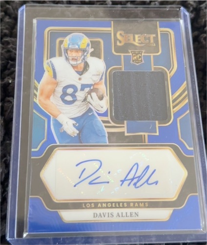 2023 Panini Select #RSM-DAL Davis Allen — front