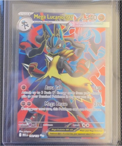 2025 Pokémon Mega Evolutions #160/132 Mega Lucario ex — front