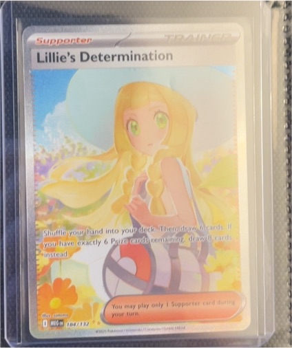 2020 Pokémon Mega Evolutions #184 Lillie's Determination — front