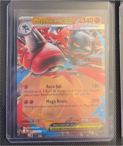2025 Pokemon Mega Evolution #077 Mega Lucario ex — front
