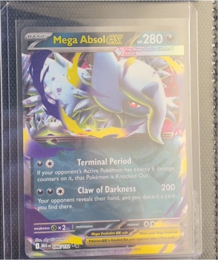 Pokemon TCG Mega Absol ex 086/132 Mega Evolution — front