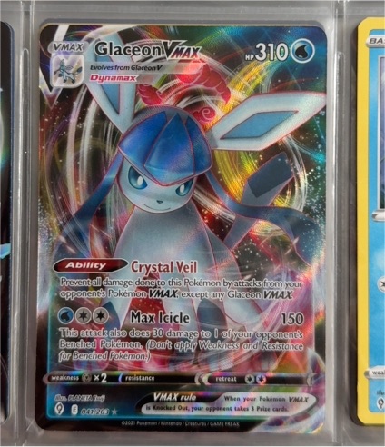 2021 Pokémon Sword & Shield #041 Glaceon VMAX — front