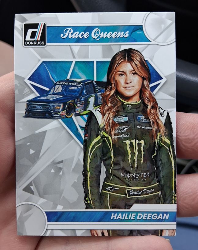 2023 Donruss Racing Race Queens #24 Hailie Deegan — front