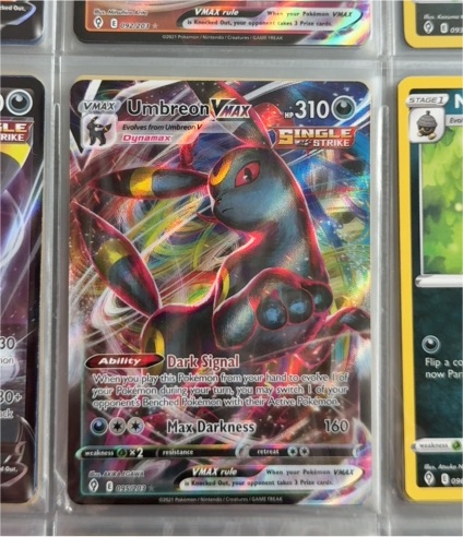 2021 Pokémon TCG Evolving Skies #095 Umbreon VMAX — front