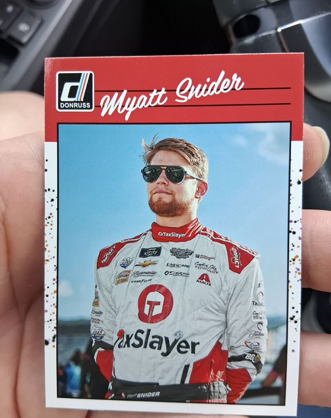 2023 Donruss Racing #165 Myatt Snider — front