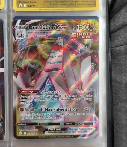 2021 Pokémon Evolving Skies #123 Duraludon VMAX — front