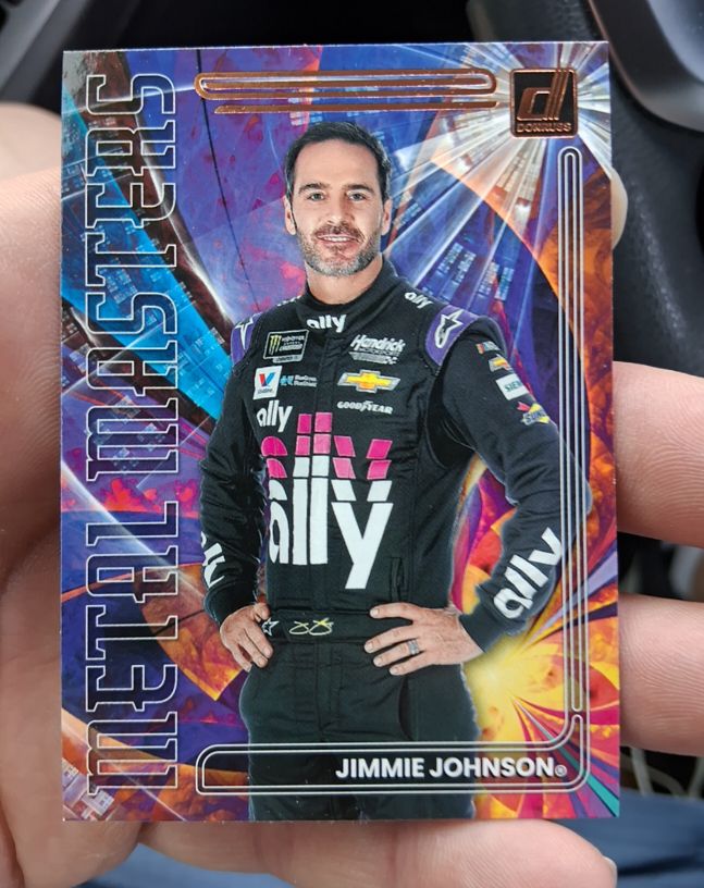 2023 Donruss Metal Masters #MM8 Jimmie Johnson — front
