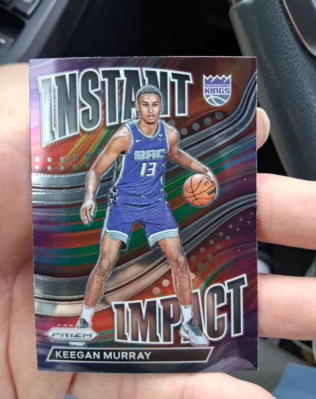 2022-23 Panini Prizm #4 Keegan Murray Instant Impact — front