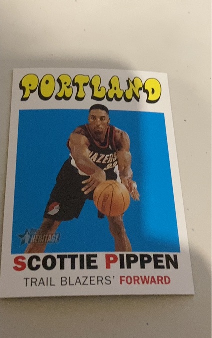 2000-01 Topps Heritage #93 Scottie Pippen — front