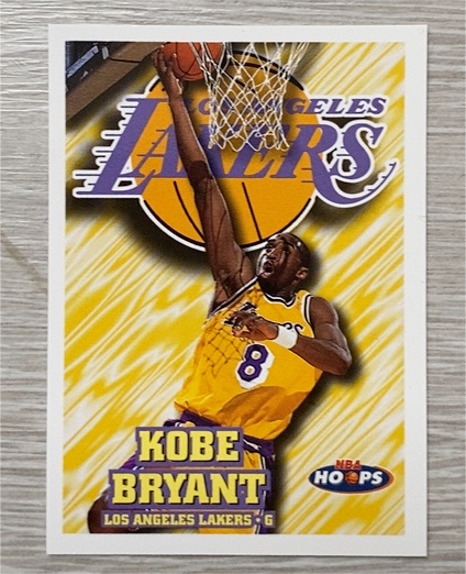 1997-98 NBA Hoops #75 Kobe Bryant — front