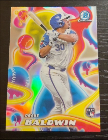 2025 Bowman Chrome Melt Mashers #MM-19 Drake Baldwin — front