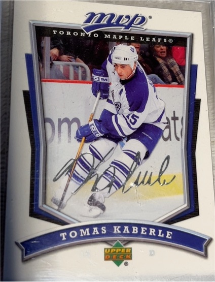 2007-08 Upper Deck MVP #178 Tomas Kaberle — front