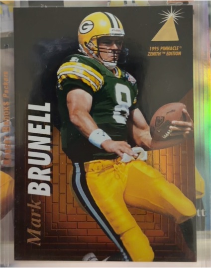 1995 Pinnacle Zenith #Z119 Mark Brunell — front