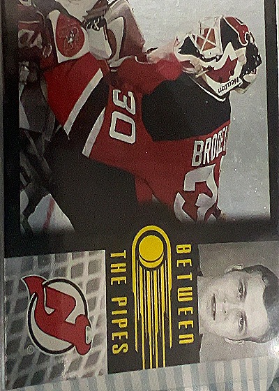 1997-98 Donruss Between the Pipes #2 Martin Brodeur — front