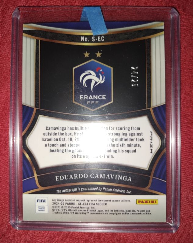 2024-25 Panini Select FIFA Mezzanine #S-EC Eduardo Camavinga — front