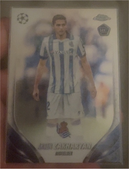 2023-24 Topps Chrome UEFA Club Competitions #141 Arsen Zakharyan — front