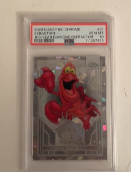 2023 Topps Chrome Disney100 #81 Sebastian — front