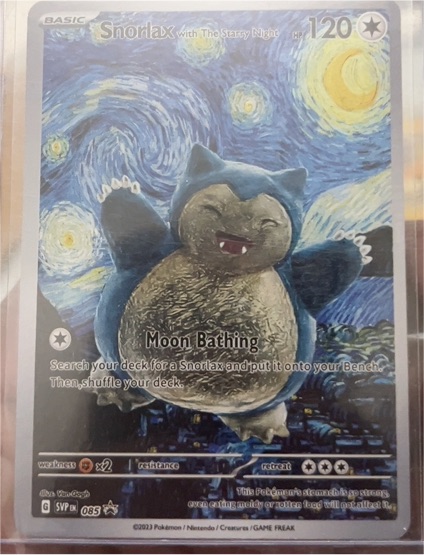 2023 Pokémon #083 Snorlax with The Starry Night — front