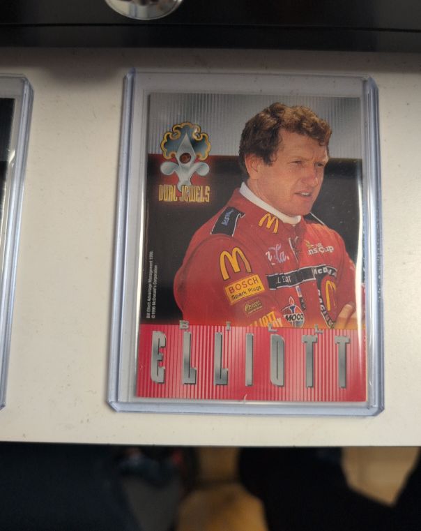 1996 Wheels Crown Jewels Dual Jewels Garnet #DJ4 Bill Elliott/Mark Martin — front