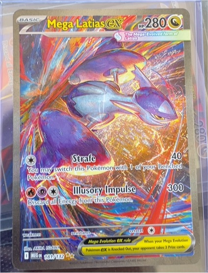 2014 Pokémon XY Mega Evolution #181 Mega Latias EX — front