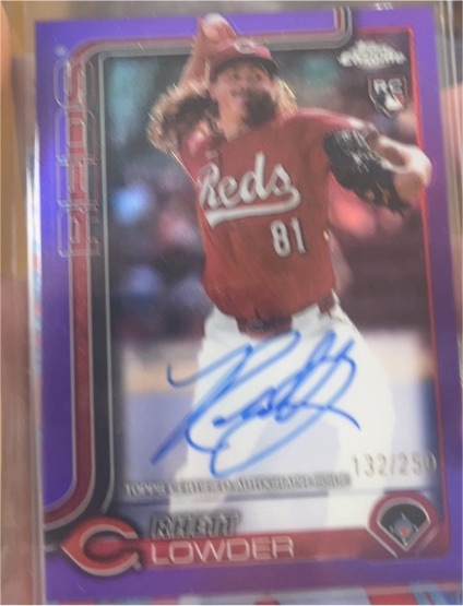 2025 Topps Chrome #RA-RL Rhett Lowder — front