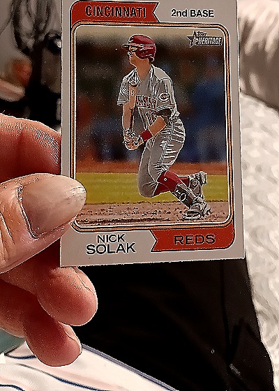 2023 Topps Heritage #306 Nick Solak — front