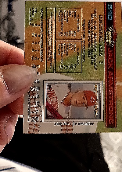 1992 Topps Stadium Club #510 Jack Armstrong — back