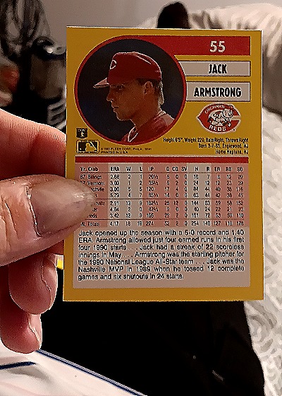 1989 Score #55 Jack Armstrong — back