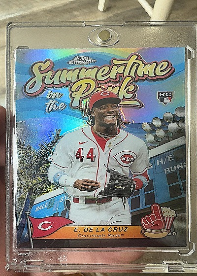 2024 Topps Chrome Summertime in the Park #SITP-4 Elly De La Cruz — front