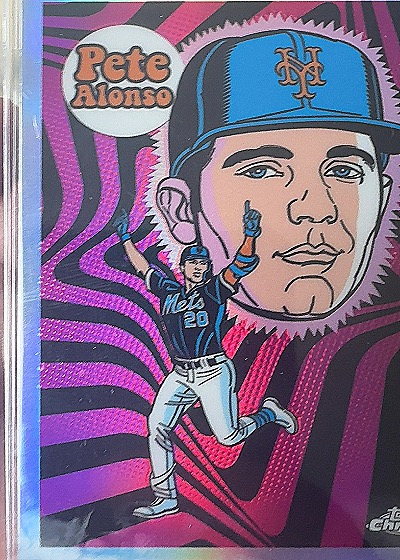 2023 Topps Chrome Ultra Violet All-Stars #UV-8 Pete Alonso — front