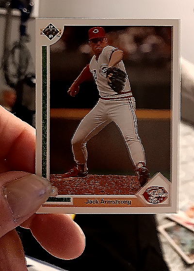 1991 Upper Deck #373 Jack Armstrong — front