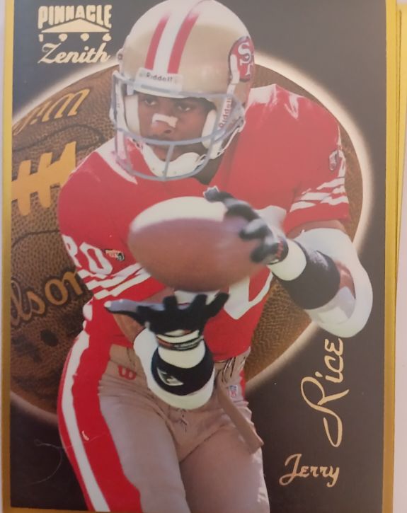 1996 Pinnacle Zenith #Z-32 Jerry Rice — front