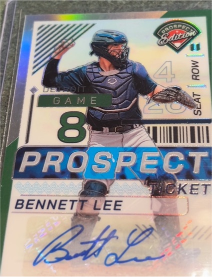 2024 Panini Prospect Edition #52 Bennett Lee — front