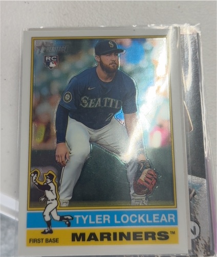 2025 Topps Heritage #447 Tyler Locklear — front