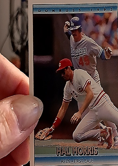 1992 Donruss #258 Hal Morris — front