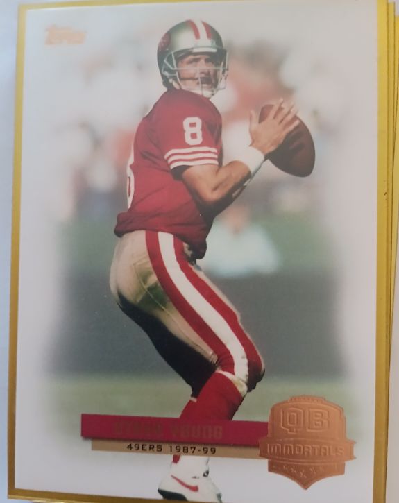 2012 Topps QB Immortals #QI-SY Steve Young — front