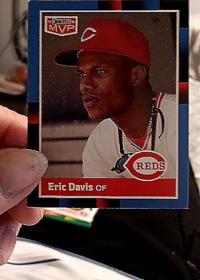 1988 Donruss #BC-2 Eric Davis MVP Insert — front
